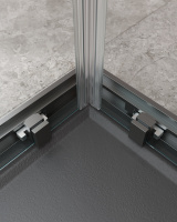 Душевой уголок CEZARES MOLVENO-AH-21-100+30-C-GM-IV - Gidratop.ru изображение