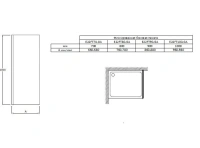 Душевой уголок Jacob Delafon Contra, 100 см, E22T81-GA/E22FT100-GA, с распашной дверью, профиль хром, стекло прозрачное - Gidratop.ru изображение