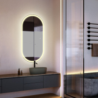 Зеркало ABBER See AG6113SMult с подсветкой, сенсорный выключатель, диммер - Gidratop.ru изображение