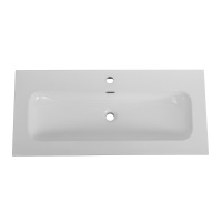 Керамическая раковина CZR-8073-100, 1010x460x155 - Gidratop.ru изображение