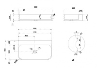 Раковина подвесная ABBER Stein AS2651-0.8 белая матовая - Gidratop.ru изображение