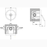 Gessi Goccia встраиваемый однорычажный смеситель(внешние части), цвет: хром - Gidratop.ru изображение