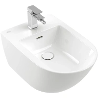 Биде Villeroy&Boch Subway 3.0 447000R1, подвесное, альпийский белый, CeramicPlus - Gidratop.ru изображение