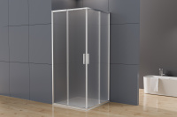 Душевой уголок Rapid-N VSS-3RN1112E10MT, (1000-1100)x(1100-1200), хром, стекло текстурное - Gidratop.ru изображение
