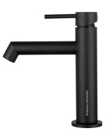 Смеситель для раковины WONZON & WOGHAND, Черный матовый (WW-H1063-MB) - Gidratop.ru изображение