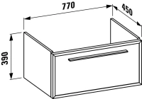 Тумба Laufen New Case 4769310708221 с раковиной 8139560001041 - Gidratop.ru изображение