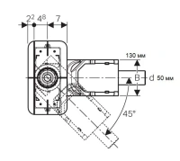 Корпус душевого канала Geberit CleanLine 154.150.00.1 для стяжки пола от 90 мм; L30см - Gidratop.ru изображение
