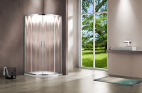 Душевой уголок Garda VSQ-1G800CH, 800*800, хром, стекло шиншилла - Gidratop.ru изображение