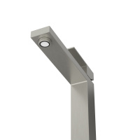 SLIDER-LC-IN-W0 Смеситель для накладной раковины однорычажный, без донного клапана, сатин - Gidratop.ru изображение