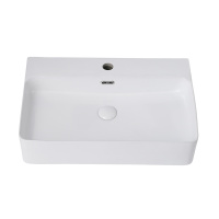 Раковина накладная ABBER Rechteck AC2201 белая - Gidratop.ru изображение