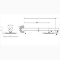 Gessi Goccia верхний душ для настенного крепления Oslash;216мм, цвет: хром - Gidratop.ru изображение