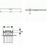 Решетка для дренажного канала Geberit CleanLine60, 30-90 cм, вровень с полом, нержавеющая сталь, 154.456.KS.1 - Gidratop.ru изображение