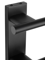 Полотенцесушитель электрический WONZON & WOGHAND NÜRNBERG, Черный матовый (WW-AL342-MB) - Gidratop.ru изображение