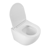 Комплект 3 в 1 Унитаз подвесной с сиденьем BelBagno SFERA-R BB046CHR/SC + Система инсталляции 2 в 1 BelBagno BB026/BB042BL - Gidratop.ru изображение