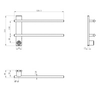 Полотенцесушитель электрический WONZON & WOGHAND NÜRNBERG, Черный матовый (WW-AL342-MB) - Gidratop.ru изображение