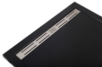 Поддон из искусственного мрамора CEZARES TRAY-AS-AH-120/90-30-NERO - Gidratop.ru изображение