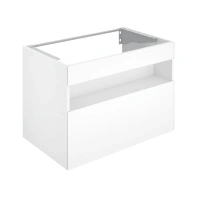 Тумба под раковину Keuco Stageline 32862300100, 80 см, с подсветкой, 1 ящик, цвет белый - Gidratop.ru изображение