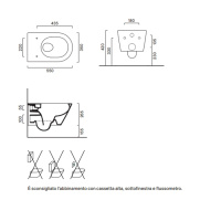 Catalano Zero Унитаз подвесной 55*35, безободковый, цвет белый глянцевый - Gidratop.ru изображение