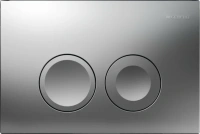 Клавиша Geberit Delta Type 21 115.125.46.1 хром матовый, пластик - Gidratop.ru изображение