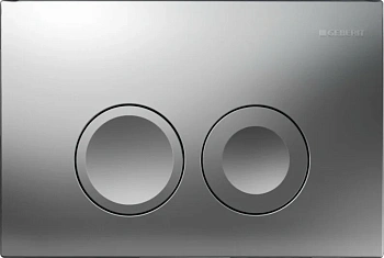 Клавиша Geberit Delta Type 21 115.125.46.1 хром матовый, пластик