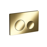 Кнопка смыва Balance, клавиши Circle, цвет брашированное золото, арт. CN12-001BG - Gidratop.ru изображение