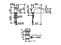 Смеситель Keuco Edition 400 51509 010000 для биде - Gidratop.ru изображение