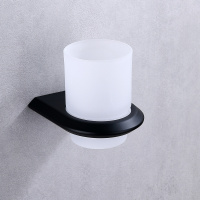 Стакан для зубных щеток ABBER Nord AA1556B черный матовый - Gidratop.ru изображение