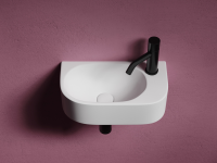 Умывальник подвесной прямоугольный (чаша слева, отверстие под смеситель справа) Element 409x224x110мм - Gidratop.ru изображение