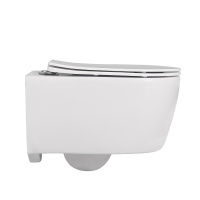 Унитаз ABBER Bequem AC1104 подвесной белый, безободковый - Gidratop.ru изображение