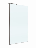 Душевая перегородка BelBagno UNO-L-1-TB-100-C-GM - Gidratop.ru изображение