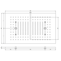 Gessi Afilo накладная панель 300x500 для системы 57409/57411, цвет Black XL - Gidratop.ru изображение