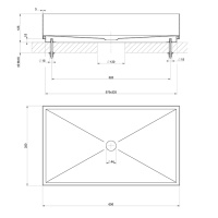 GESSI 316 раковина 600x350 мм., для установки на столешницу, без перелива, нержавеющая сталь, цвет Warm bronze Brushed PVD - Gidratop.ru изображение
