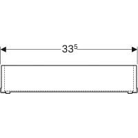 Коробка-органайзер Geberit Acanto 500.648.00.2, 33,5 см, Дуб Мистик - Gidratop.ru изображение
