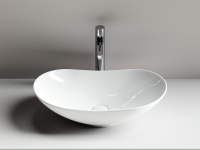 Умывальник чаша накладная овальная  Element 620x360x145мм - Gidratop.ru изображение