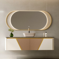 Раковина накладная ABBER Rechteck AC2200MBE светло-бежевая матовая - Gidratop.ru изображение