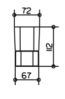 Стакан для щеток Keuco Elegance New 11650 019001 - Gidratop.ru изображение