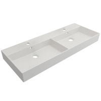 CEZARES раковина керамическая двойная 1200x465, CZR-MIL-120-2-LVB - Gidratop.ru изображение