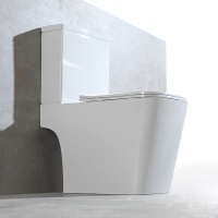 Унитаз-компакт Hope VT2-201, цвет белый, ультратонкое сиденье soft-close, P-trap - Gidratop.ru изображение