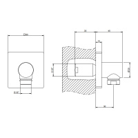 GESSI Rilievo вывод воды на 1/2, цвет: хром - Gidratop.ru изображение