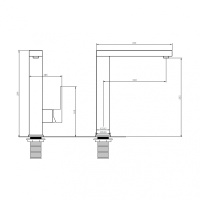 Смеситель ABBER Daheim AF8214B для кухни, черный матовый - Gidratop.ru изображение