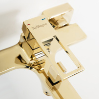 LUCE Смеситель для ванны и душа, золото LUC-VAS-ORO - Gidratop.ru изображение