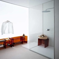 Табурет Laufen Kartell 3.8933.0.081.000.1 33 см, пластик, цвет янтарь - Gidratop.ru изображение