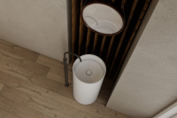 Раковина отдельностоящая ABBER Stein AS2516 белая матовая - Gidratop.ru изображение