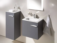 Шкаф Keuco Royal Universe 32720 150001 подвесной 35 см, антрацит матовый, петли слева - Gidratop.ru изображение