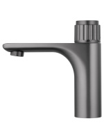 Смеситель для раковины WONZON & WOGHAND CLICK, Темный графит (WW-A40412-BGG) - Gidratop.ru изображение