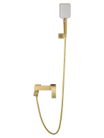 Смеситель для ванны с душем WONZON & WOGHAND FIT, Брашированное золото (WW-88639009- BG) - Gidratop.ru изображение