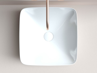 Умывальник чаша FORM накладная квадратная 420x420x145мм - Gidratop.ru изображение