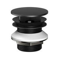 Донный клапан Keuco 59904370000 1 1/4, черный матовый - Gidratop.ru изображение