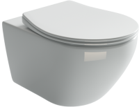 Подвесной унитаз PEARL (безободковый) - Gidratop.ru изображение