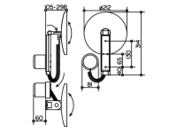 Косметическое зеркало Keuco iLook_move 17612 019000 - Gidratop.ru изображение